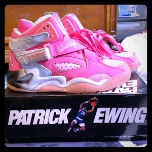 Patrick Ewing Breast Cancer Shoes